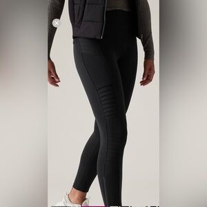 Athleta women’s Delaney moto tight size m. No flaws.